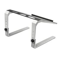 StarTech.com Verstellbare Laptoperhöhung - Heavy Duty - 3 Höheneinstellungen - Notebook-Ständer - Schwarz - Silber - 43,2 cm (17 Zoll) - Aluminium - Stahl - 20 kg - REACH - CE - RoHS