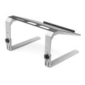 StarTech.com Verstellbare Laptoperhöhung - Heavy Duty - 3 Höheneinstellungen - Laptop-Ständer - Schwarz - Silber - Aluminium - Stahl - 43,2 cm (17") - 20 kg - REACH - CE - RoHS