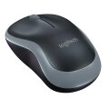 Logitech M185 - Beidhändig - Optisch - RF Wireless - 1000 DPI - Grau