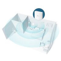 TP-LINK Omada EAP235-Wall - 2,4 GHz - 5 GHz - 1167 Mbit/s - 64-bit WEP - 128-bit WEP - 152-bit WEP - 802.1x RADIUS - HTTPS - SNMP - SNMPv3 - SSH - WPA,... - 10,100,1000 Mbit/s