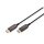 DIGITUS AK-340107-100-S - DisplayPort AOC Hybrid-Glasfaser Anschlusskabel M/M, 10m, UHD 8K@60Hz, CE, gold, bl