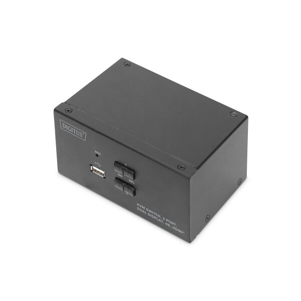 DIGITUS DS-12860 - Desktop HDMI KVM Switch