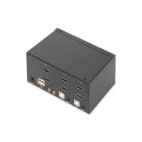 DIGITUS DS-12860 - Desktop HDMI KVM Switch