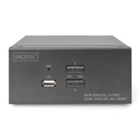 DIGITUS DS-12860 - Desktop HDMI KVM Switch