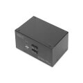 DIGITUS DS-12860 - Desktop HDMI KVM Switch