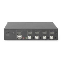 DIGITUS DS-12880 - Desktop HDMI KVM Switch