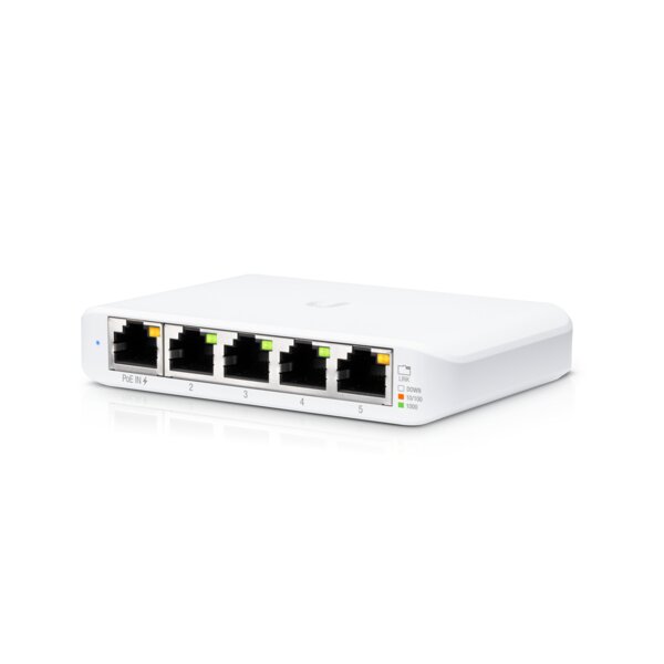 Ubiquiti Networks UniFi USW 5Port Switch Flex Mini Managed Gigabit Ethernet PoE Weiß