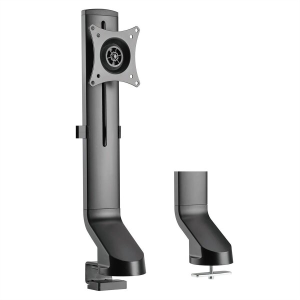 VALUE Befestigungskit (Verriegelungsknopf, Steh-Sitz-Arm) für LCD-Display (einstellbarer Arm) - Kunststoff, Aluminium, Stahl - Schwarz