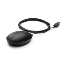HP 320M-Maus für Desktop-PC - kabelgebunden - Beidhändig - Optisch - USB Typ-A - 1000 DPI - Schwarz