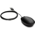 HP 320M-Maus für Desktop-PC - kabelgebunden - Beidhändig - Optisch - USB Typ-A - 1000 DPI - Schwarz