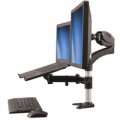 StarTech.com Single-Monitor Arm - Laptop Tray - One-Touch Height Adjustment