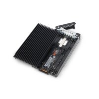 Icy Dock MB720TK-B - HDD / SSD-Gehäuse - 2.5 Zoll - M.2 - Aluminium - Schwarz