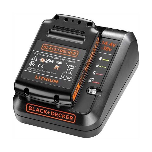 Black & Decker BDC1A15 - Akku - Lithium-Ion (Li-Ion) - 1,5 Ah - 18 V - Schwarz - 1 Stück(e)