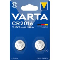 Varta 06016 - Einwegbatterie - CR2016 - Lithium - 3 V - 2 Stück(e) - Metallisch