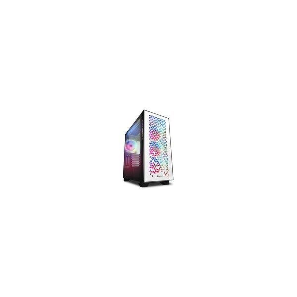 Sharkoon ELITE SHARK CA300H - Tower - PC - Weiß - ATX - EATX - micro ATX - Mini-ITX - Metall - Gehärtetes Glas - Gaming