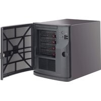 Supermicro CSE-721TQ-350B - Mini Tower - Server - Schwarz - Mini-ITX - 1U - Ventilatorausfall - HDD - Netzwerk - Leistung