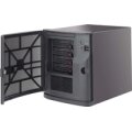 Supermicro CSE-721TQ-350B - Mini Tower - Server - Schwarz - Mini-ITX - 1U - Ventilatorausfall - HDD - Netzwerk - Leistung