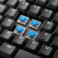 Sharkoon PureWriter RGB - Kabelgebunden - USB - Mechanischer Switch - AZERTY - RGB-LED - Schwarz