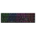 Sharkoon PureWriter RGB - Kabelgebunden - USB - Mechanischer Switch - AZERTY - RGB-LED - Schwarz