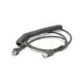 Zebra CBA-UF6-C12ZAR - Schwarz - 3,6576 m - USB A - RJ-45 - 1 Stück(e)