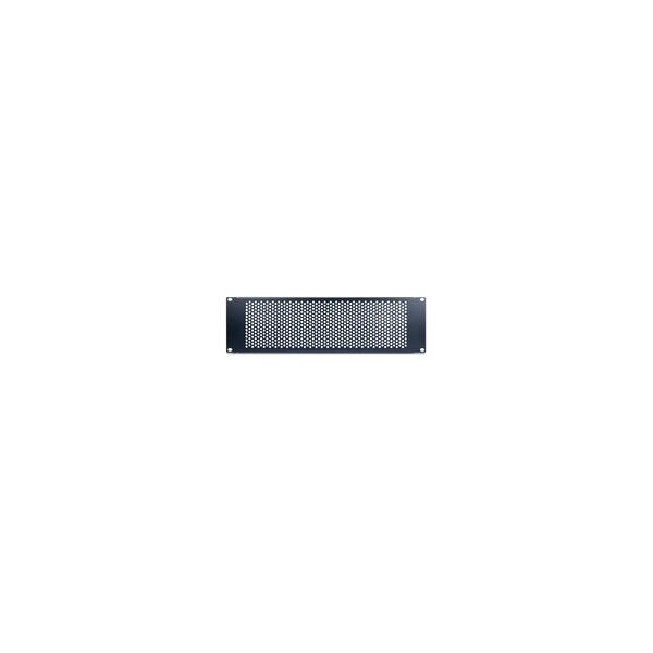 Inter-Tech 88887320 - Blindverschlussplatte - Schwarz - Metall - 3U - 482 mm - 11 mm