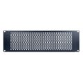 Inter-Tech 88887320 - Blindverschlussplatte - Schwarz - Metall - 3U - 482 mm - 11 mm