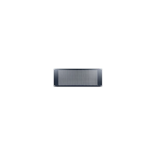 Inter-Tech 88887321 - Blindverschlussplatte - Schwarz - Stahl - 4U - 482 mm - 11 mm