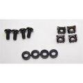 Inter-Tech 88887321 - Blindverschlussplatte - Schwarz - Stahl - 4U - 482 mm - 11 mm