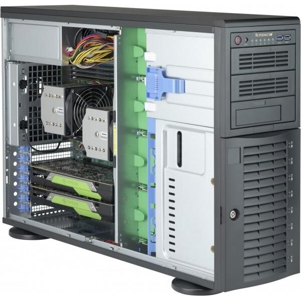 Supermicro SC743 AC-1K26B-SQ - Tower - 4U - Tower - ATX