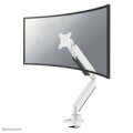 Neomounts NM-D775WHITEPLUS Monitorarm 10-49" - Gasfeder - Topfix - 180°-Stopp - Klemme/Durchführung - 18 kg - 25,4 cm (10") - 124,5 cm (49") - 100 x 100 mm - Weiß