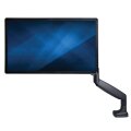 StarTech.com Monitorarm - Tischbefestigung - frei beweglich - robust - Ergonomischer Hochleistungs-VESA-Monitorarm - Einzelnes 9-kg-Display - Volle Bewegung - höhenverstellbar - - Aluminium - C-Klemme / Tülle - Schwarz - Klemme - 9 kg - 33 cm (13") - 81,3
