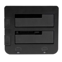 StarTech.com Universal Festplatten Dockingstation - USB 3.0 mit UASP - Festplatte - SSD - Parallel ATA (IDE) - SATA - Serial ATA II - Serial ATA III - 2.5,3.5 Zoll - 6 TB - USB 3.2 Gen 1 (3.1 Gen 1) Type-B - 5 Gbit/s