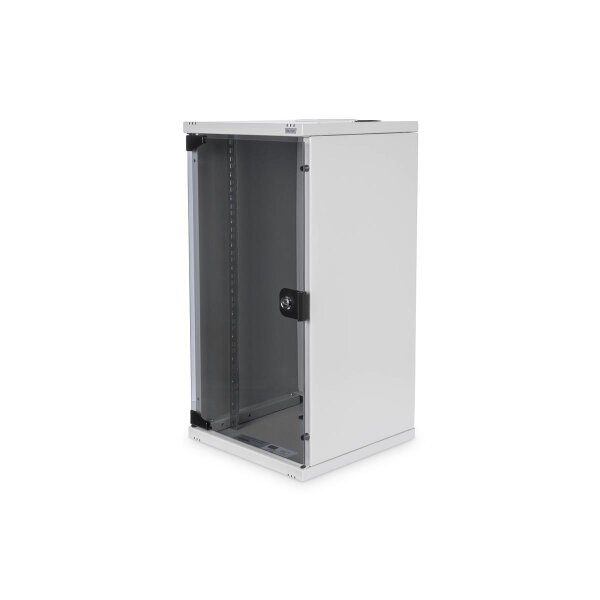 DIGITUS DN-10-12U - 254 mm (10") 12U Wandgehäuse 592x312x300 mm, Farbe grau (RAL 7035)