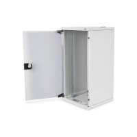 DIGITUS DN-10-12U - 254 mm (10") 12U Wandgehäuse 592x312x300 mm, Farbe grau (RAL 7035)