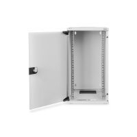 DIGITUS DN-10-12U - 254 mm (10") 12U Wandgehäuse 592x312x300 mm, Farbe grau (RAL 7035)