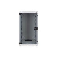 DIGITUS DN-10-12U - 254 mm (10") 12U Wandgehäuse 592x312x300 mm, Farbe grau (RAL 7035)