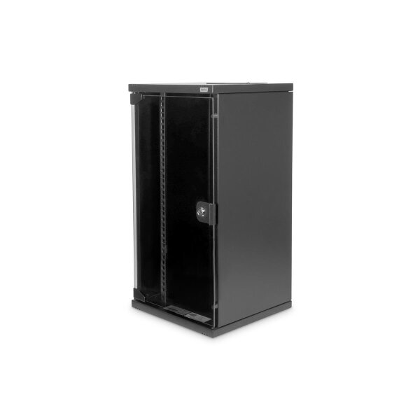 DIGITUS DN-10-12U-B - 254 mm (10") 12U Wandgehäuse 592x312x300 mm, Farbe schwarz (RAL 9005)