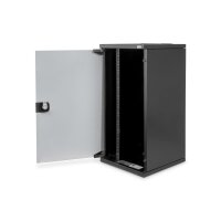 DIGITUS DN-10-12U-B - 254 mm (10") 12U Wandgehäuse 592x312x300 mm, Farbe schwarz (RAL 9005)