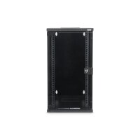 DIGITUS DN-10-12U-B - 254 mm (10") 12U Wandgehäuse 592x312x300 mm, Farbe schwarz (RAL 9005)