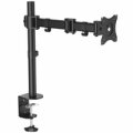 StarTech.com Monitorhalterung für VESA kompatible Bildschirme bis zu 34" und 8 kg - Gelenkige Halterung für einzelnen Monitor - höhenverstellbar mit Tischklemme/Durchführung - Schwarz - Klemme - 8 kg - 33 cm (13") - 68,6 cm (27") - 100 x 100 mm - Schwarz