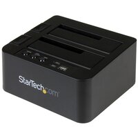 StarTech.com USB 3.1 (10 Gbit/s) Duplizierer Dockingstation für 2,5" & 3,5" SATA SSD/HDD Laufwerke - Clone / Kopierstation bis zu 28GB/min - Festplattenduplikator
