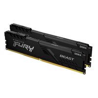 Kingston Fury Beast - DDR4 - Kit - 16 GB 2 x 8 GB - DIMM 288-PIN - 3600 MHz - 16 GB - DDR4
