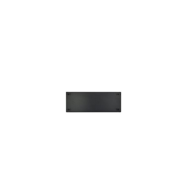 Inter-Tech 88887275 - Blindverschlussplatte - Schwarz - 4U - 178 mm - 484 mm - 14 mm