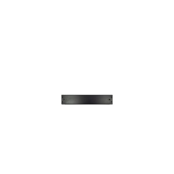Inter-Tech 88887273 - Blindverschlussplatte - Schwarz - 2U - 89 mm - 482 mm - 16 mm