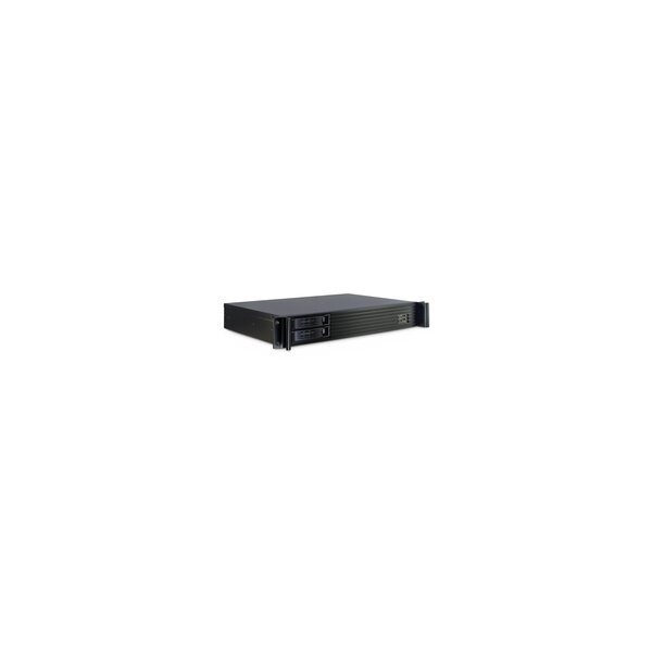 Inter-Tech 1.5U-1528L - Rack - Server - Schwarz - Mini-ITX - Stahl - 1.5U