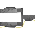 StarTech.com TV Wandhalterung - Vollbeweglich - Heavy Duty Stahl - 200 x 100 mm - 600 x 400 mm - -8 - 5° - -90 - 90° - Kunststoff - Stahl - Schwarz