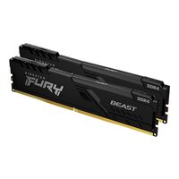 Kingston FURY Beast 32GB 3200MT/s DDR4 CL16 DIMM (2er-Kit) Black - 32 GB - 2 x 16 GB - DDR4 - 288-pin DIMM