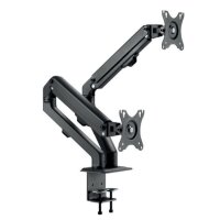 Hagor Easy Flex Dual vollbeweglicher Monitor-Tischhalter fuer 2x 43-68cm 17-27Zoll screens