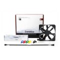 Noctua NF-S12A PWM chromax.black.swap - Ventilator - 12 cm - 300 RPM - 1200 RPM - 107,5 m³/h - Schwarz