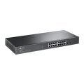 TP-LINK JetStream 16-Port Gigabit Smart Switch mit 2 SFP-Slots - Managed - L2/L2+ - Gigabit Ethernet (10/100/1000) - Rack-Einbau - 1U